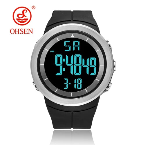 Digital Watches for Men Diving Tactical Wristwatch Big Dial Waterproof