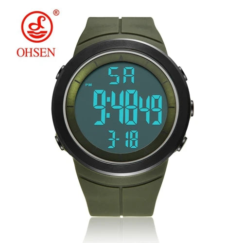 Digital Watches for Men Diving Tactical Wristwatch Big Dial Waterproof