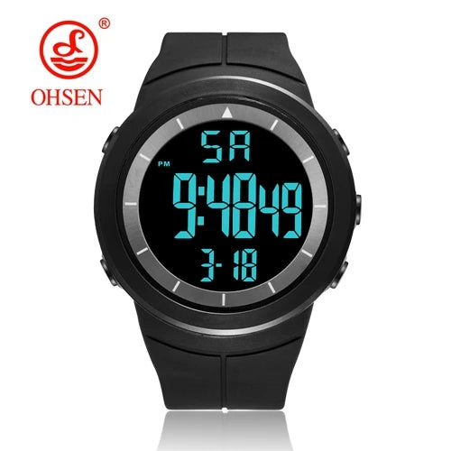 Digital Watches for Men Diving Tactical Wristwatch Big Dial Waterproof
