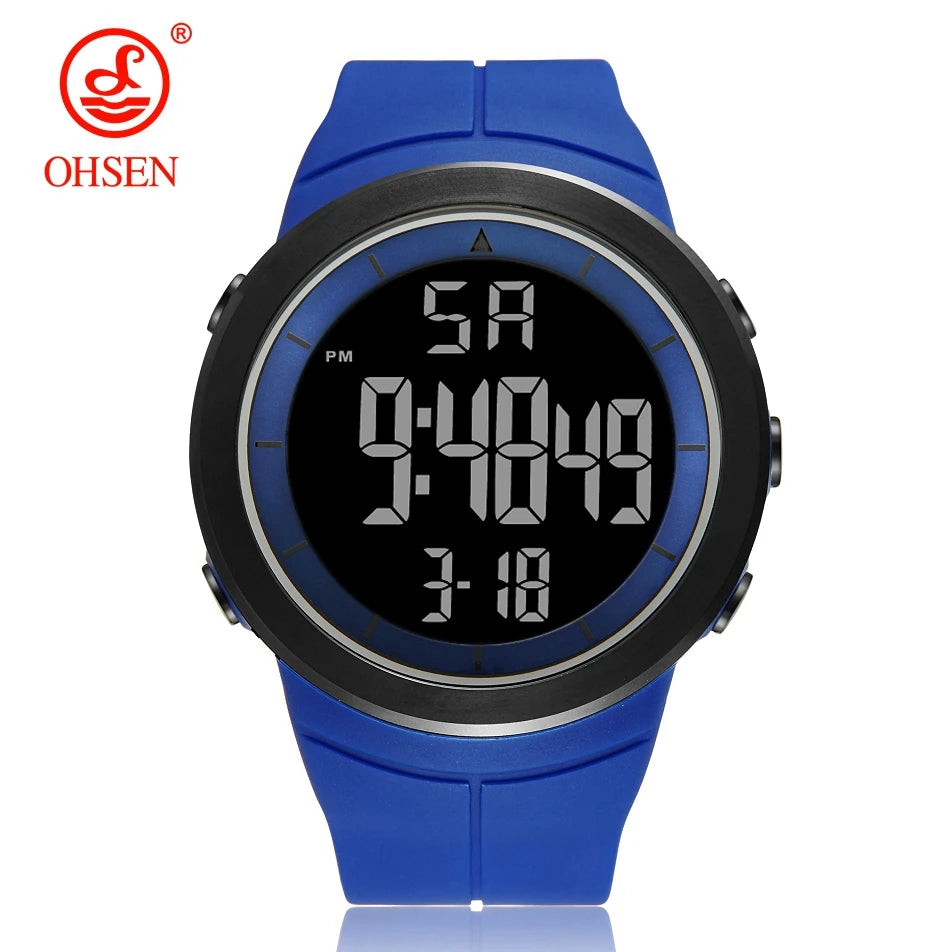 Digital Watches for Men Diving Tactical Wristwatch Big Dial Waterproof